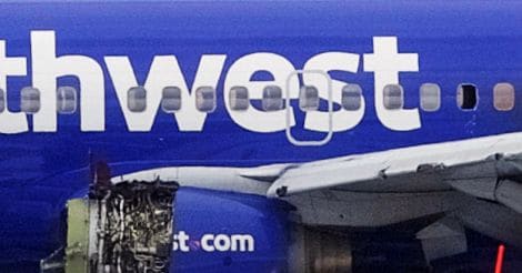 One killed after engine explodes midair on US flight