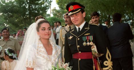 Prince Abdallah and Rania Yassine