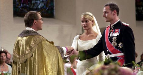 Crown Prince Haakon of Norway and Mette-Marit Tjessem Hoeiby