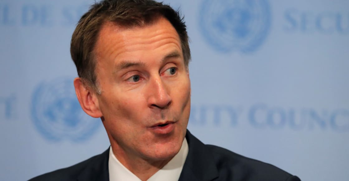 British foreign minister Jeremy Hunt British foreign minister Jeremy Hunt