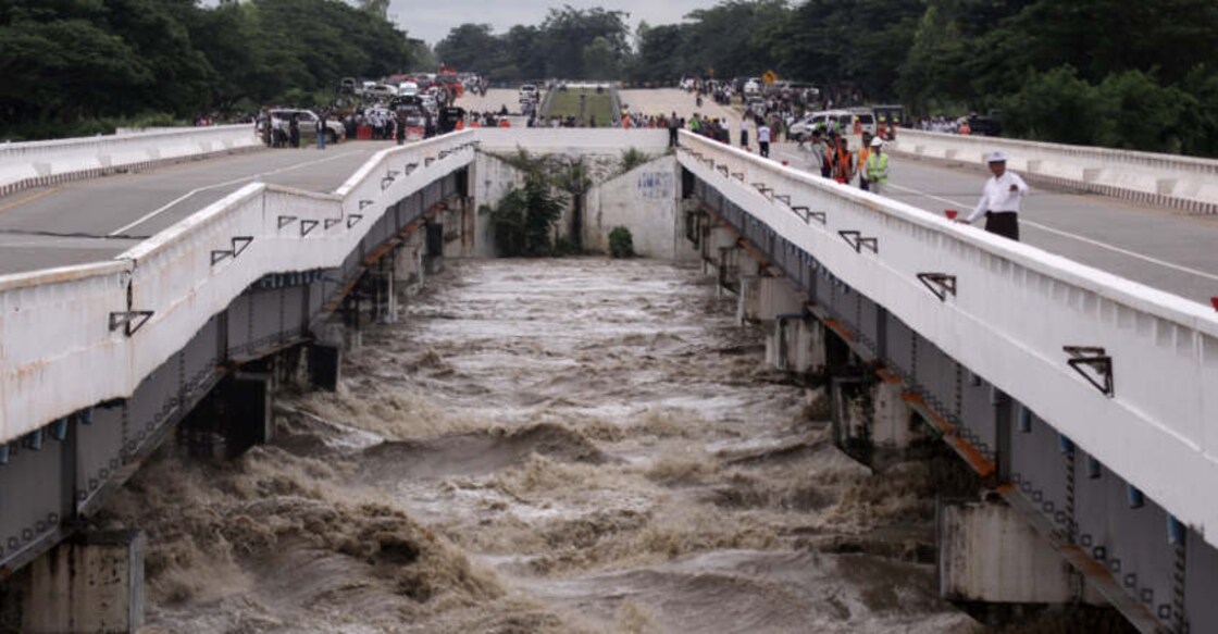 Myanmar dam breach floods 85 villages