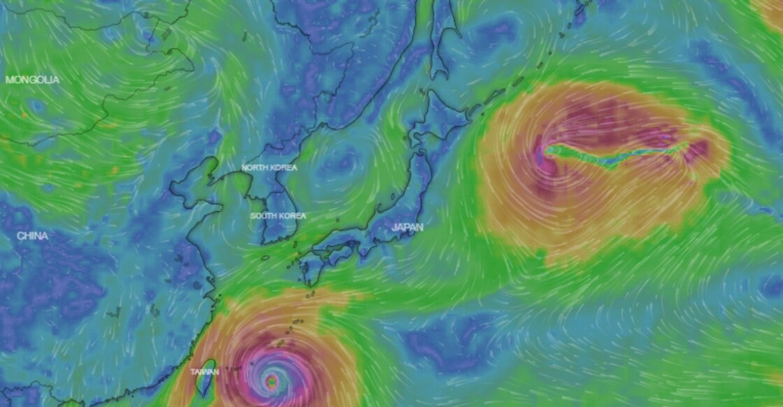 Very strong' typhoon Trami churns towards Japan
