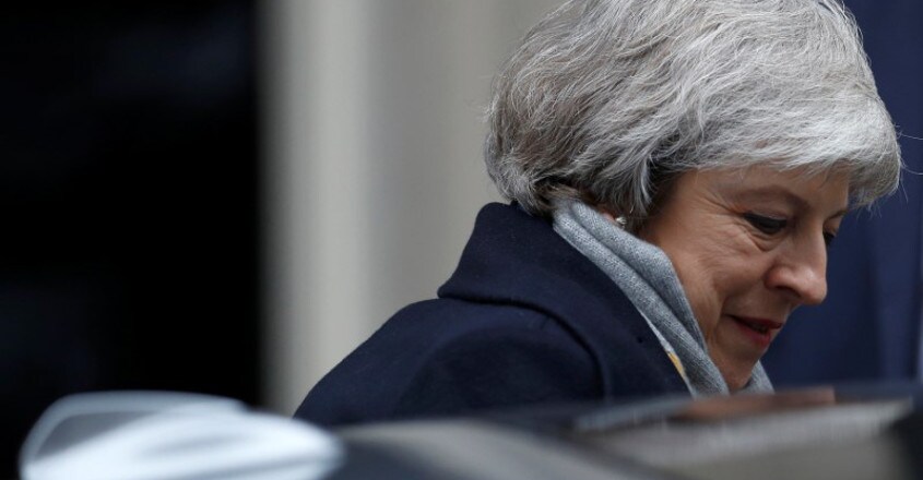 Theresa May Britain's Prime Minister Theresa May leaves Downing Street in London, Britain, January 15, 2019. REUTERS/Peter Nicholls