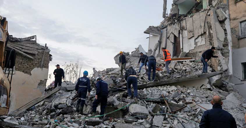 Powerful quake kills 16 in Albania as buildings bury residents | World ...