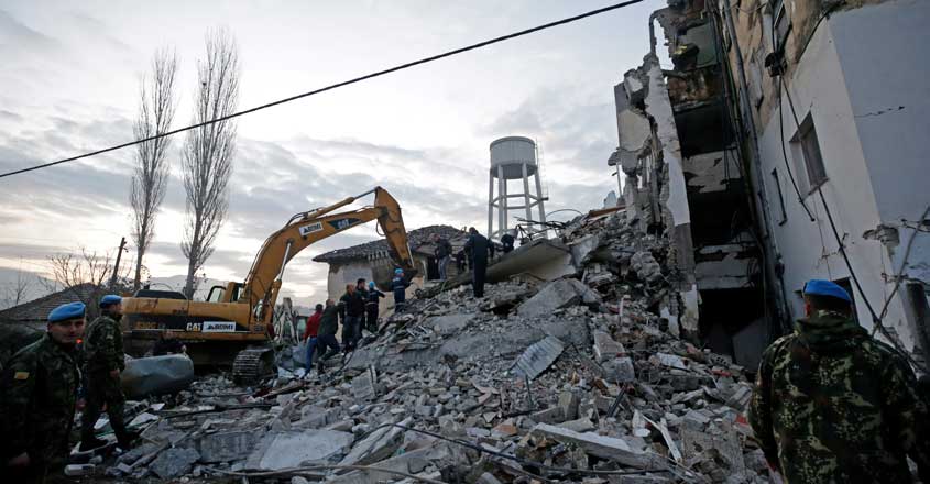 Four dead, buildings down as strongest tremor in decades rocks Albania Four dead, buildings down as strongest tremor in decades rocks Albania