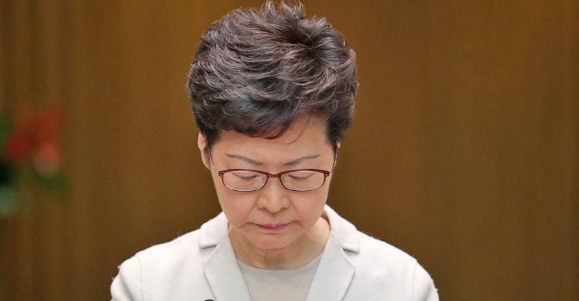 Humiliated at polls, Hong Kong's Lam acknowledges discontent with govt Humiliated at polls, Hong Kong's Lam acknowledges discontent with govt