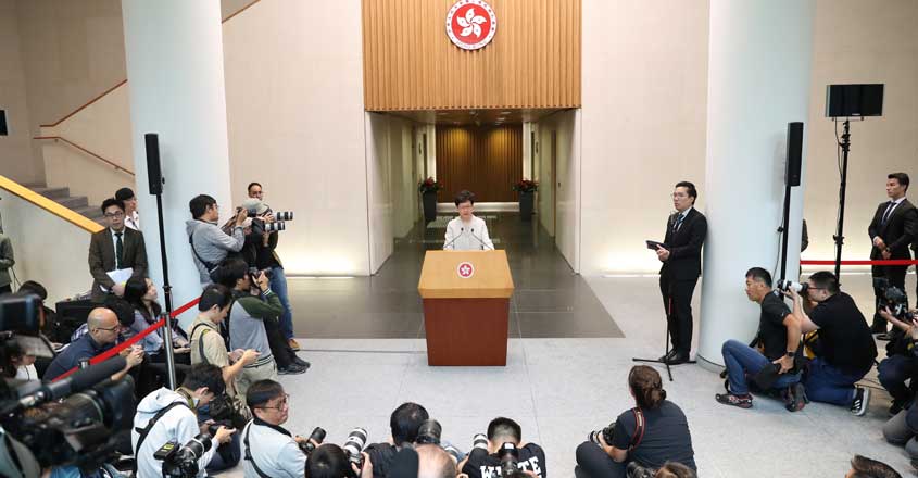 Humiliated at polls, Hong Kong's Lam acknowledges discontent with govt Humiliated at polls, Hong Kong's Lam acknowledges discontent with govt