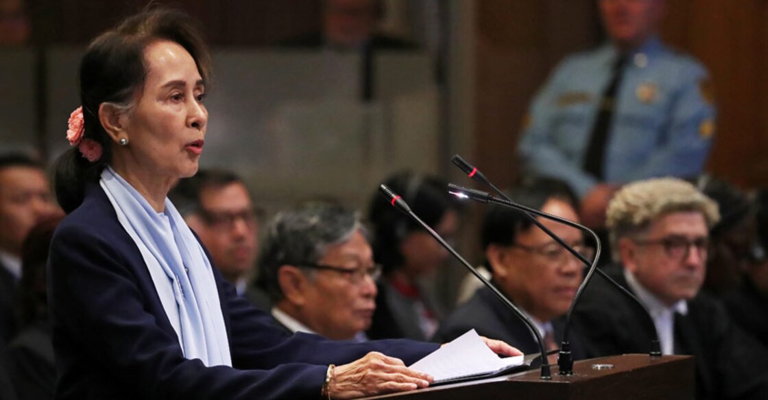 Suu Kyi tell UN's top court charge of Rohingya genocide is 'misleading' Suu Kyi tell UN's top court charge of Rohingya genocide is 'misleading'
