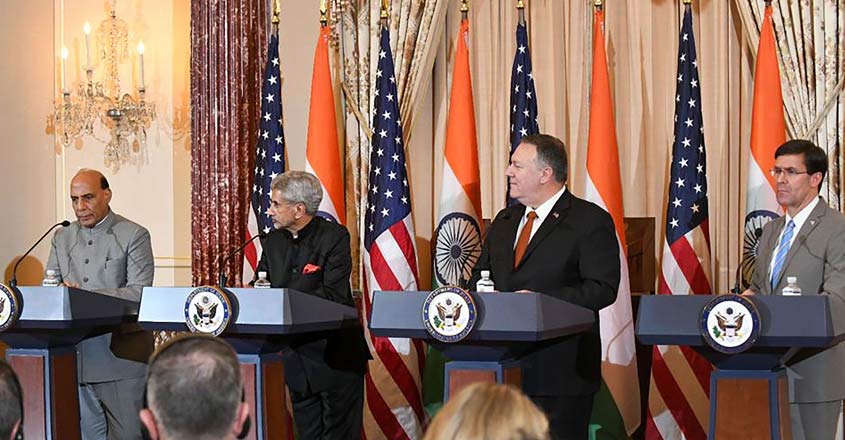 CAA, terrorism on Pak soil and defence top Indo-US 2+2 dialogue