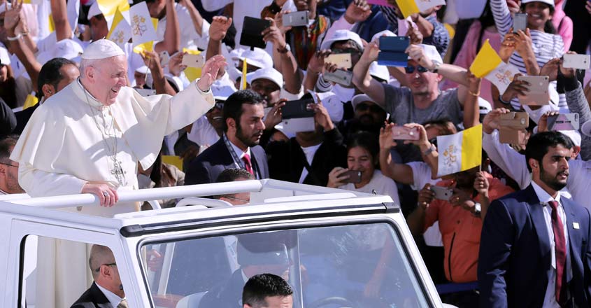 Thousands attend historic papal Mass on Arabian peninsula Thousands attend historic papal Mass on Arabian peninsula