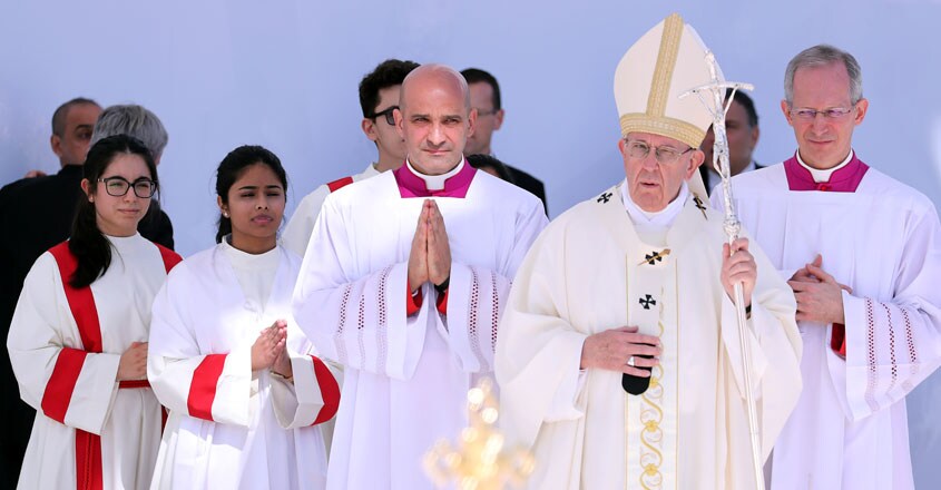 Thousands attend historic papal Mass on Arabian peninsula Thousands attend historic papal Mass on Arabian peninsula