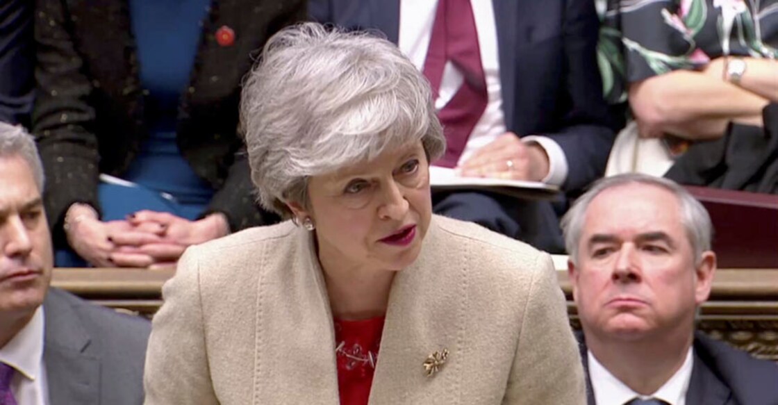 UK lawmakers reject Theresa May's Brexit deal for third time