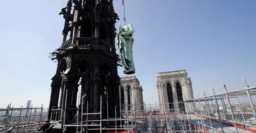 Massive fire at historic Notre-Dame cathedral in Paris Massive fire at historic Notre-Dame cathedral in Paris