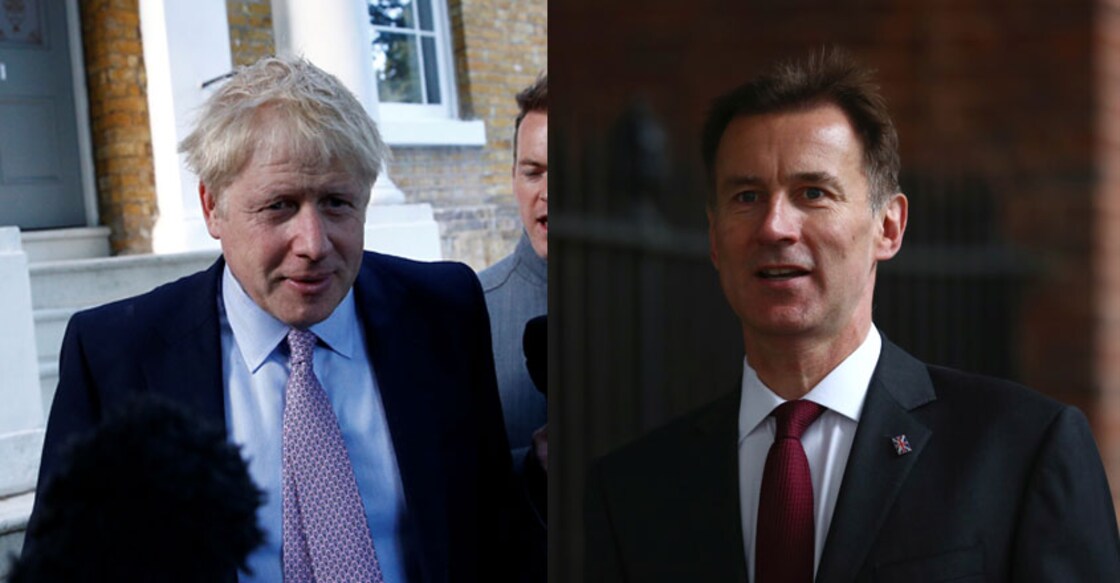 Johnson and Hunt fight for British PM job