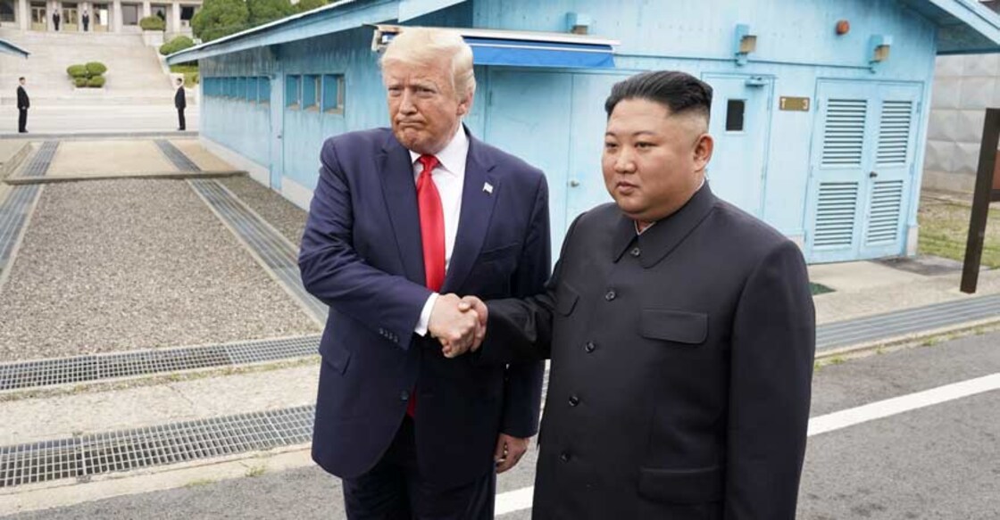 Trump sets foot in N Korea - a first by US Prez; meets Kim 