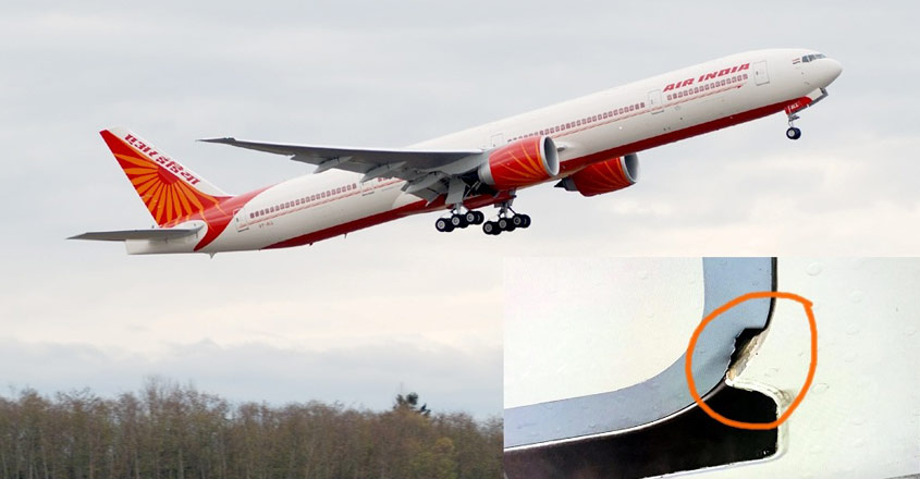 Crack found on door of Air India aircraft after landing in San Francisco Crack found on door of Air India aircraft after landing in San Francisco