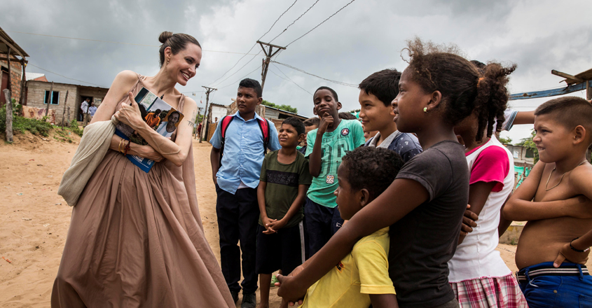 Angelina Jolie urges international support for Venezuelan children Angelina Jolie urges international support for Venezuelan children