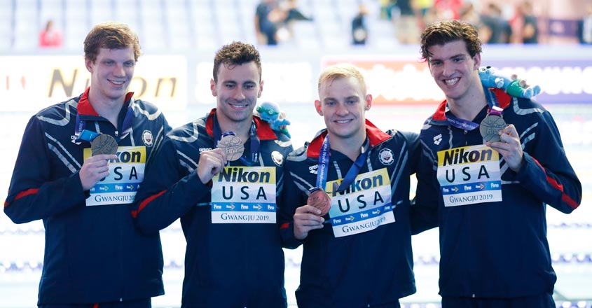 Records tumble as Team USA enjoy huge night at worlds Records tumble as Team USA enjoy huge night at worlds