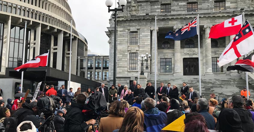 New Zealand's indigenous Maori protest over 'stolen children' New Zealand's indigenous Maori protest over 'stolen children'