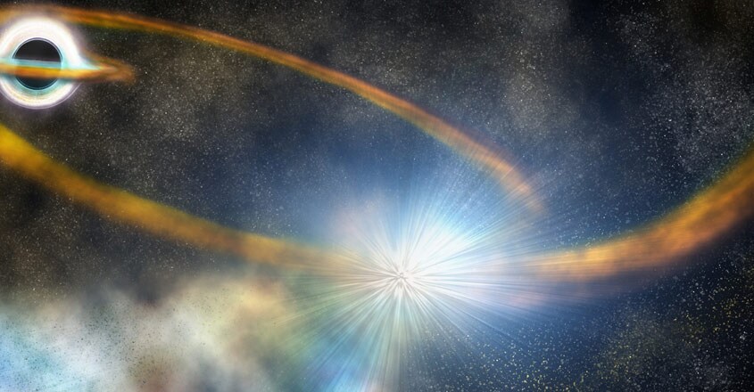 NASA satellite captures black hole ripping apart an unfortunate star NASA satellite captures black hole ripping apart an unfortunate star