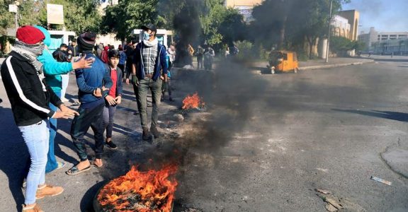 Iraqi security forces kill protester, rockets hit US embassy Iraqi security forces kill protester, rockets hit US embassy