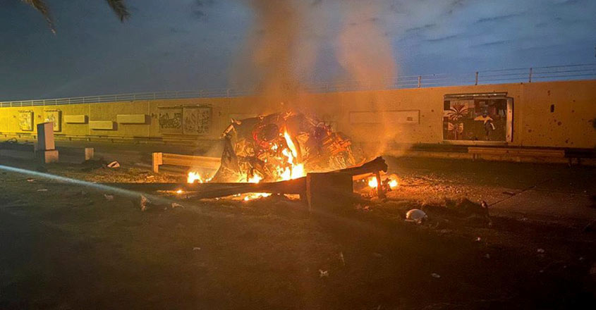 Three rockets hit near US embassy in Baghdad