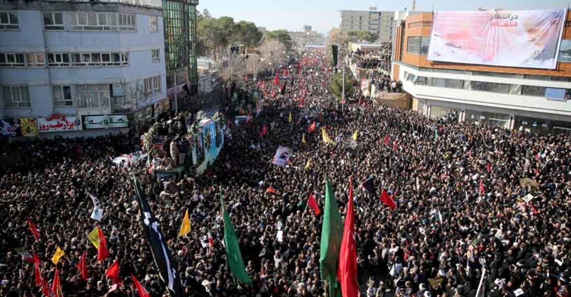 35 killed in stampede at slain Iran general's funeral