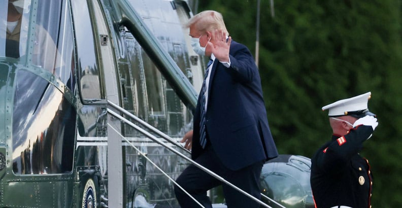 'Don't be afraid' of COVID, Trump says as he returns to White House that is stalked by illness 'Don't be afraid' of COVID, Trump says as he returns to White House that is stalked by illness