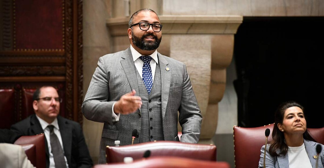 Best of NY to all is Democrat NY senator Kevin Thomas's mantra
