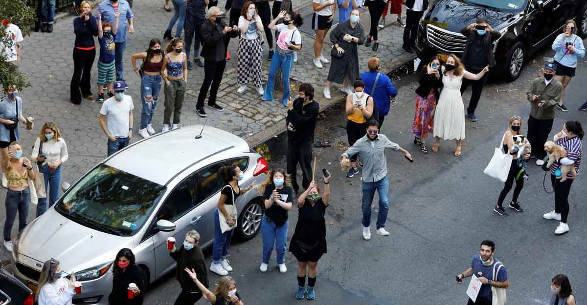 With banging pots and fireworks, celebrations erupt over Biden election win With banging pots and fireworks, celebrations erupt over Biden election win