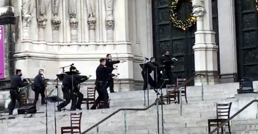 US: Gunman shot by police at NYC cathedral Christmas concert
