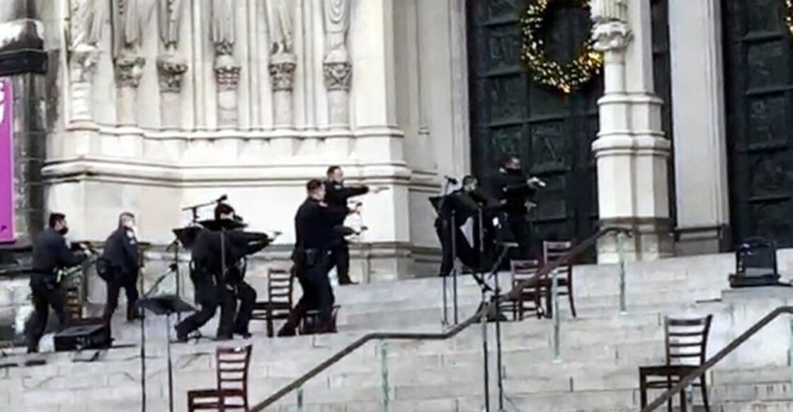 US: Gunman shot by police at NYC cathedral Christmas concert