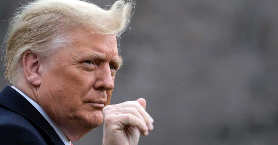 FILE PHOTO: U.S. President Donald Trump departs on travel to West Point, New York from the South Lawn at the White House in Washington, U.S., December 12, 2020. REUTERS/Cheriss May