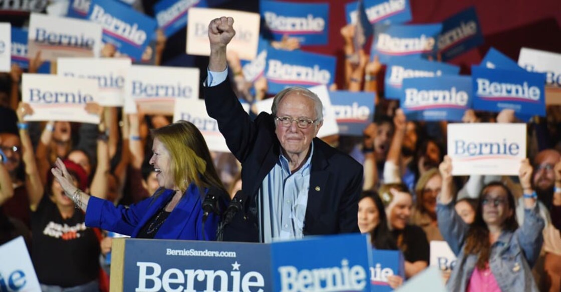 Sanders scores decisive win in Nevada, Biden heading to second place