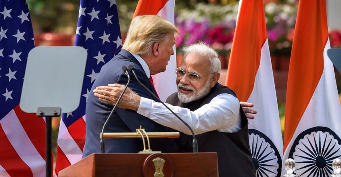 Trump returns after 36-hour India tour, White House lauds deepening partnership