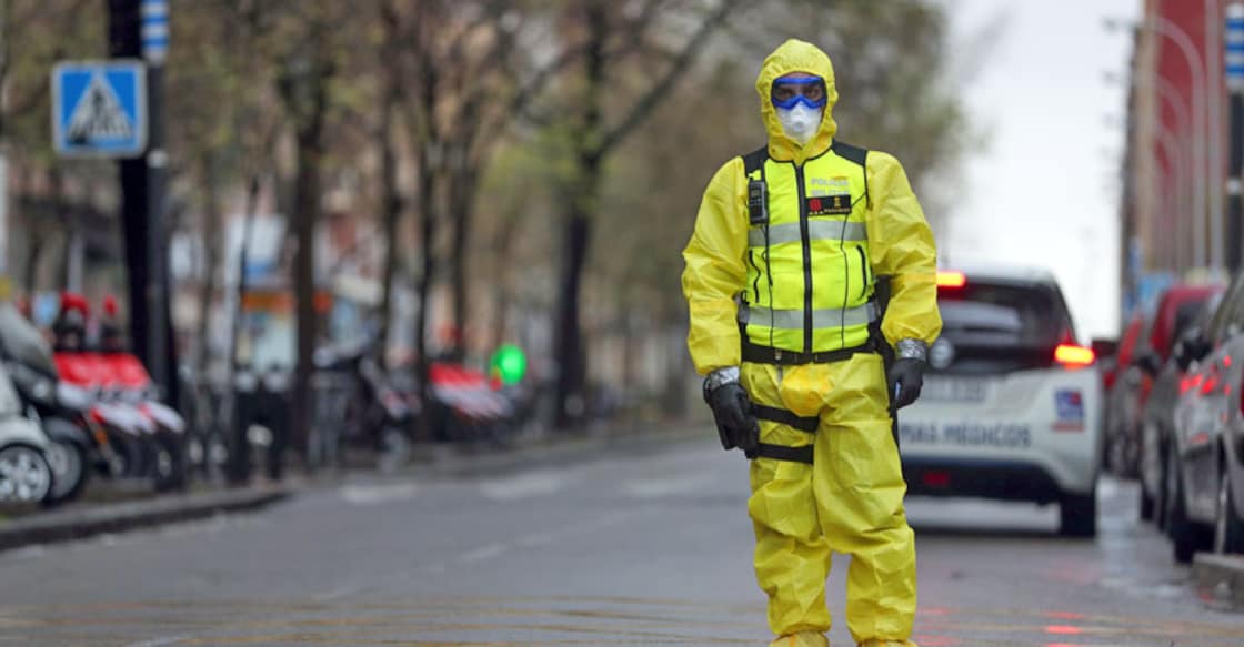 Global virus cases near a million as Spain sees record deaths