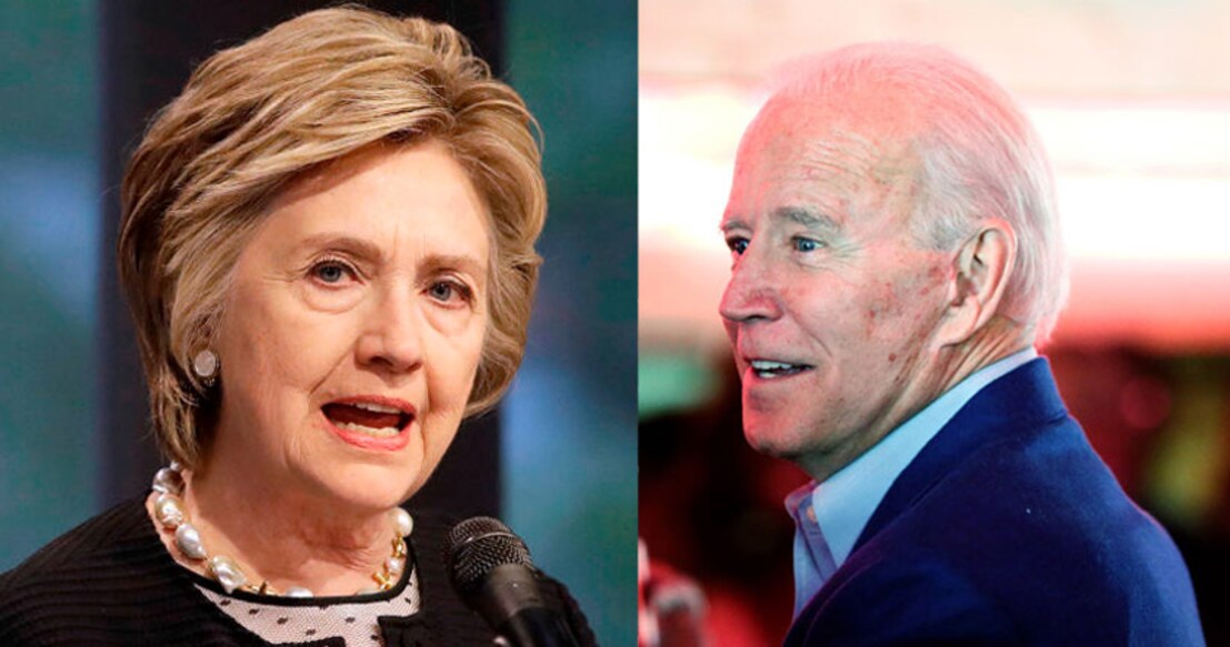 US presidential race: Hillary Clinton endorses Biden's bid to challenge Trump