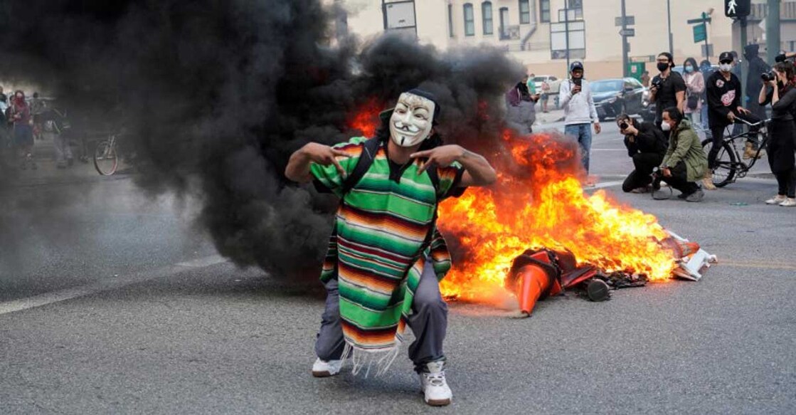 Fires near White House, another night of unrest for US as BLM protests rage