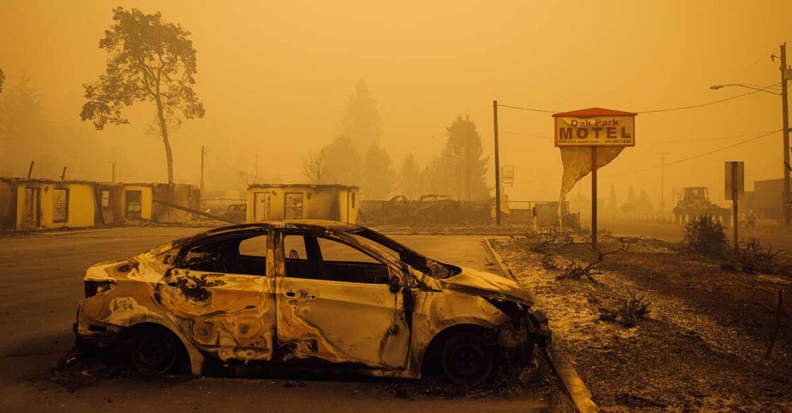 Underwater and on fire: US climate change magnifies extremes