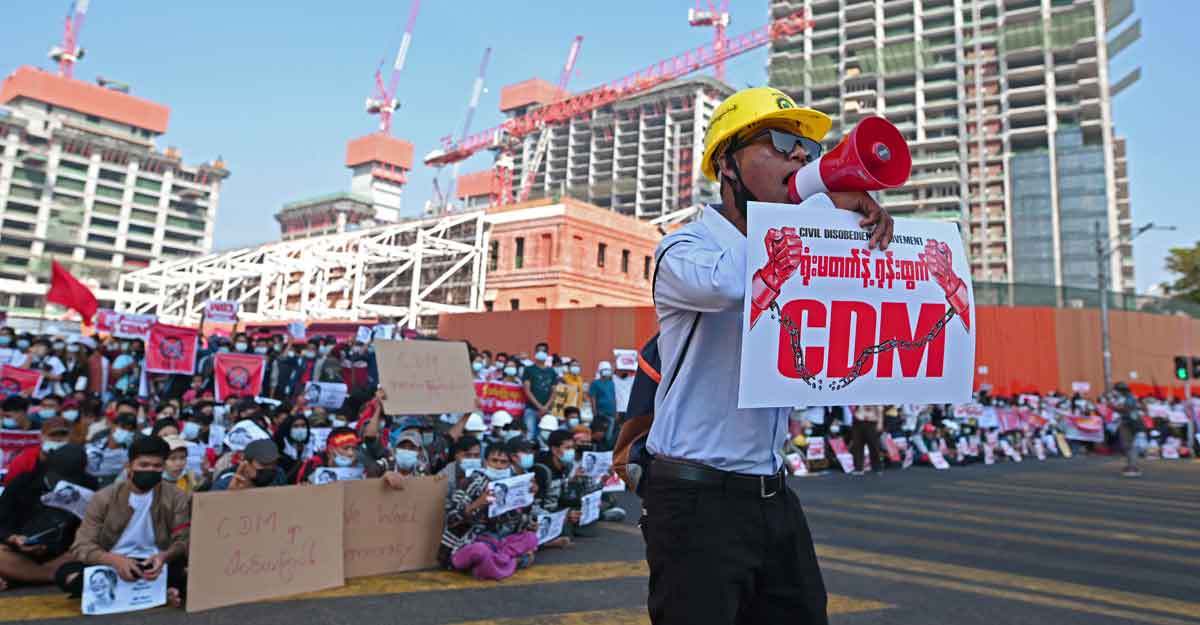 Myanmar protests Myanmar protests