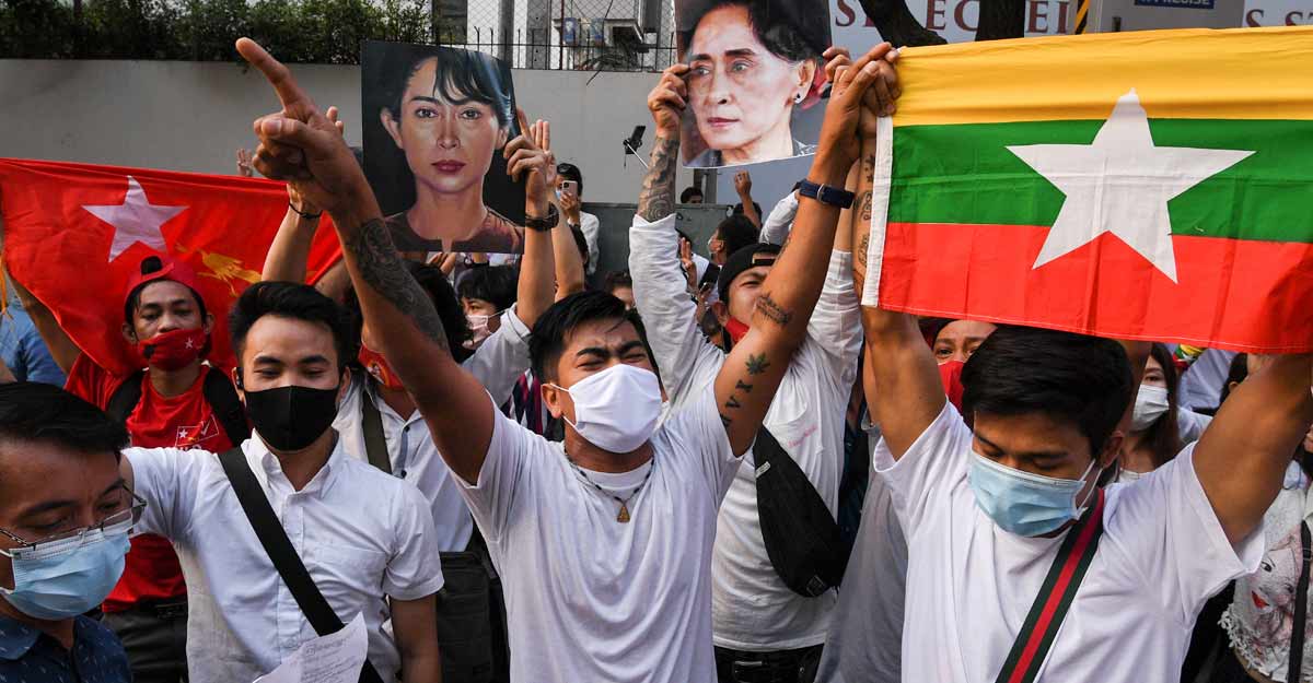 Myanmar protests Myanmar protests