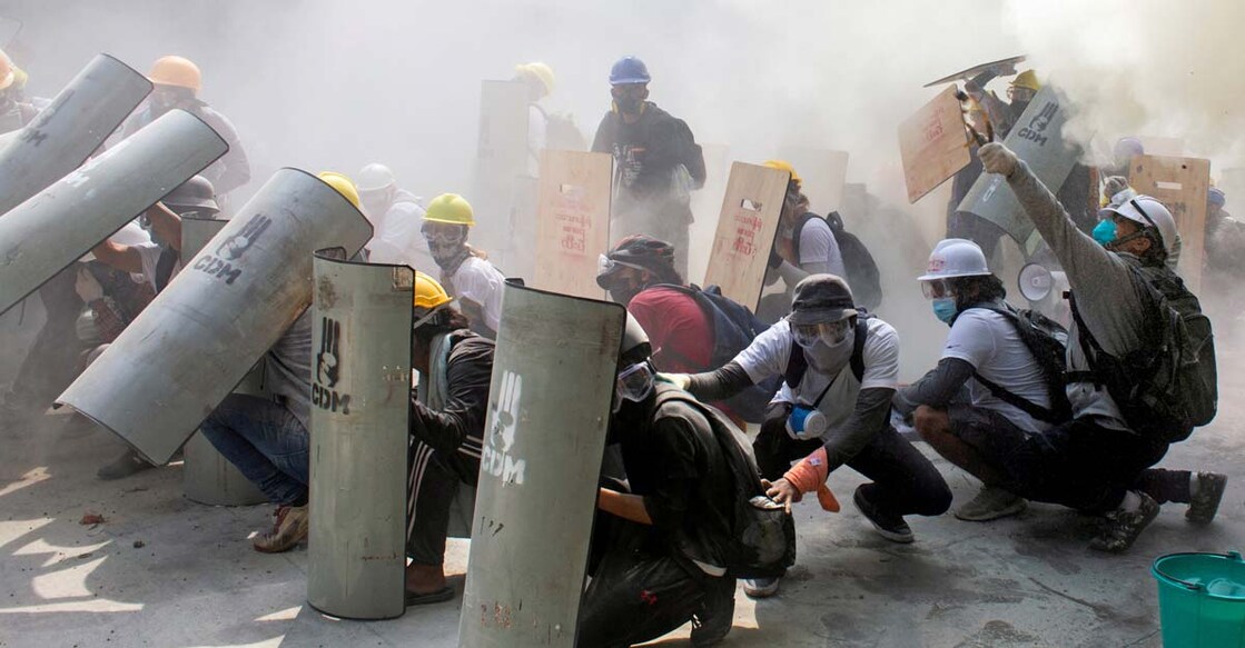 Myanmar protests Myanmar protests