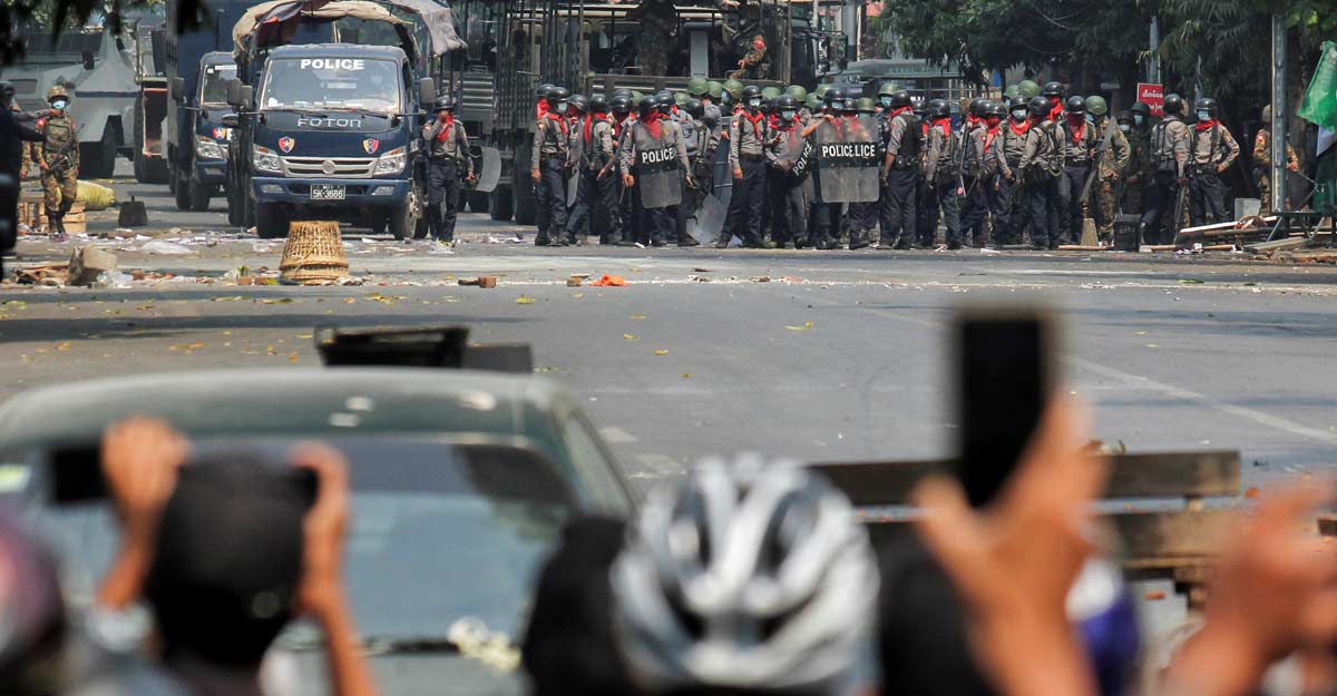 Nearly 40 killed in violent day of protests against Myanmar coup, UN envoy says