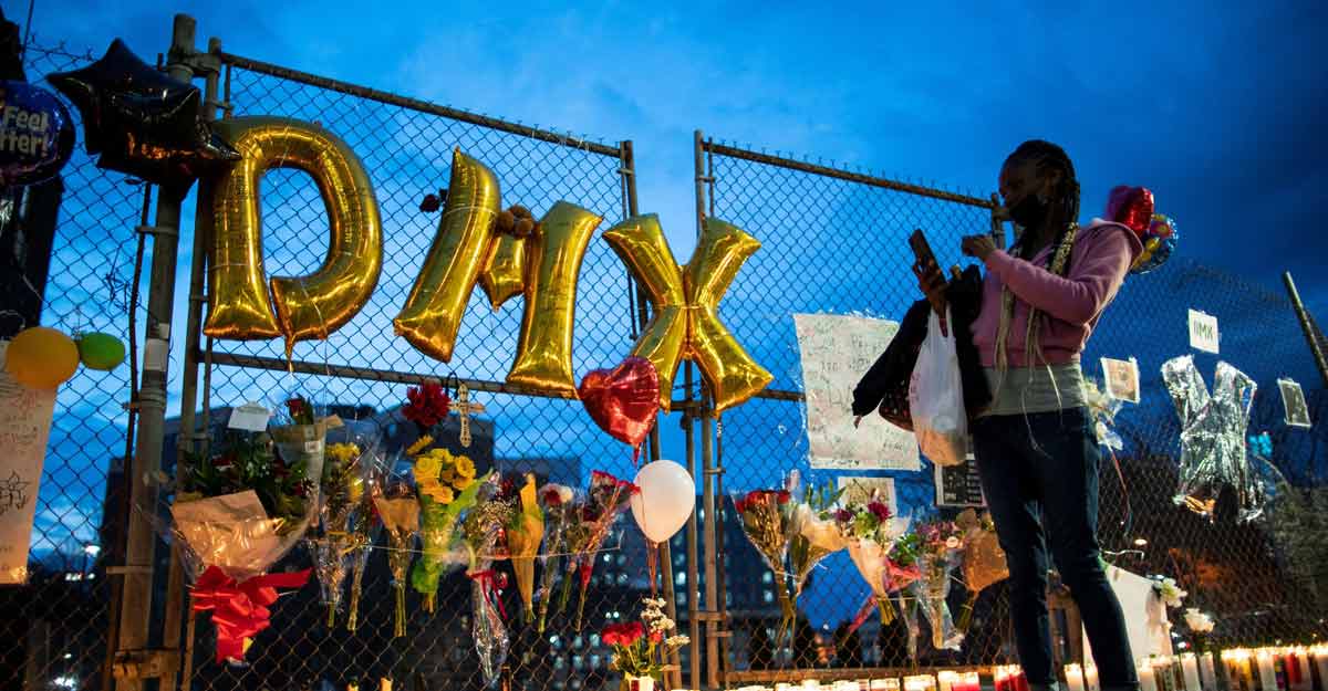 Rapper, actor DMX, five-time Billboard chart topper, dead at 50 A fan visits a makeshift memorial for musician and actor DMX outside White Plains Hospital, after he died at the age of 50 in White Plains, New York, US, April 9, 2021. Photo: REUTERS/Eduardo Munoz