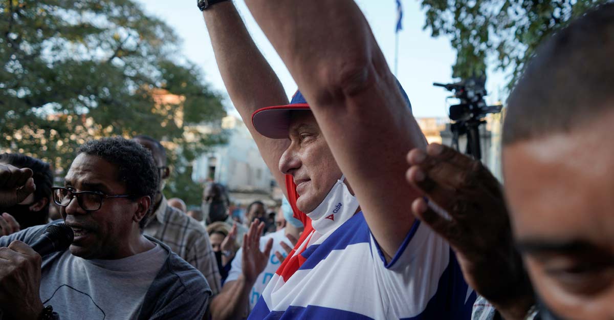 Cuba's President Miguel Diaz Canel