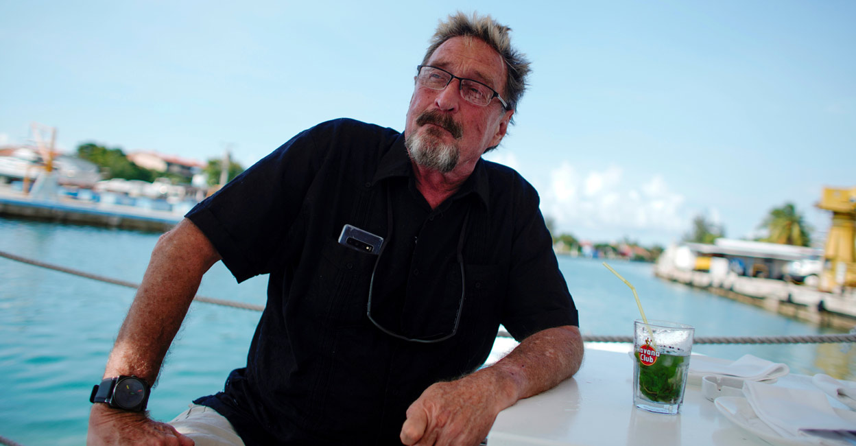 McAfee antivirus software creator found dead in Spanish prison