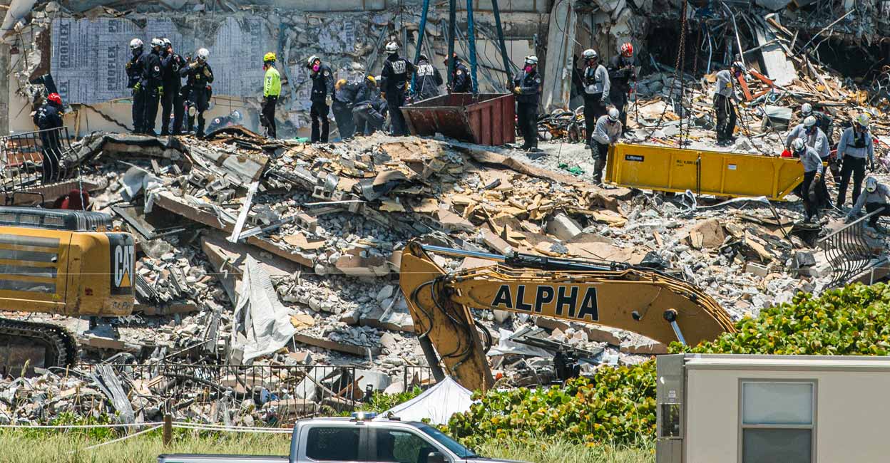 Safety concerns halt rescue efforts at Florida condo collapse site ...
