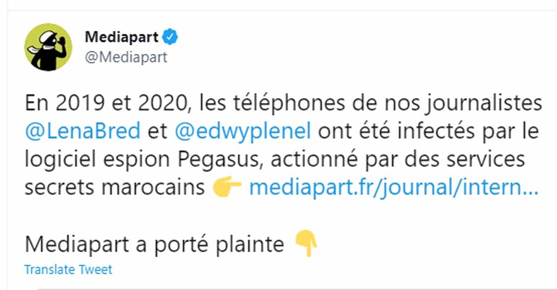Mediapart tweet