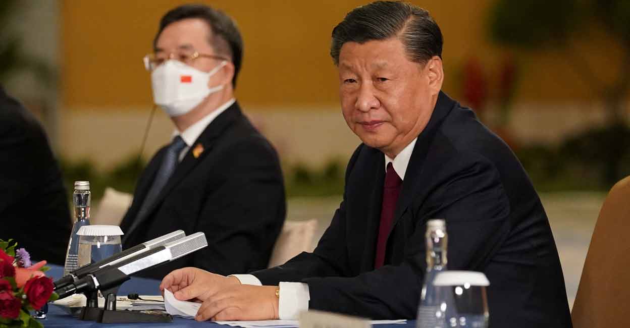 G20-SUMMIT-BIDEN-XI Chinese President Xi Jinping attends a meeting with U.S. President Joe Biden on the sidelines of the G20 leaders' summit in Bali, Indonesia. Photo: Reuters/ Kevin Lamarque