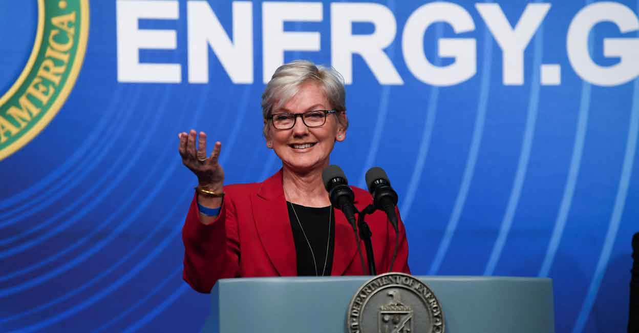 U.S. Secretary of Energy Jennifer Granholm U.S. Secretary of Energy Jennifer Granholm hosts a U.S. Department of Energy news conference to announce that scientists at the Lawrence Livermore National Laboratory (LLNL) have made a breakthrough on fusion energy, the process that powers the sun and stars that one day could provide a cheap source of electricity in Washington, U.S., December 13, 2022. Photo: REUTERS/Mary F. Calvert